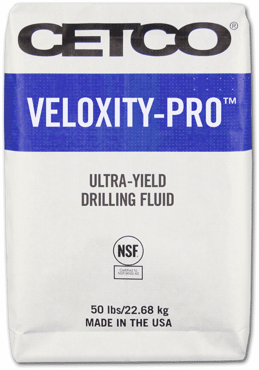 HDD Drilling Fluids - Cetco Bentonite - Cetco Veloxity Pro Drilling Fluid | Century Products Inc